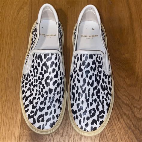 sneakers alte yves saint laurent|saint laurent slip on sneakers.